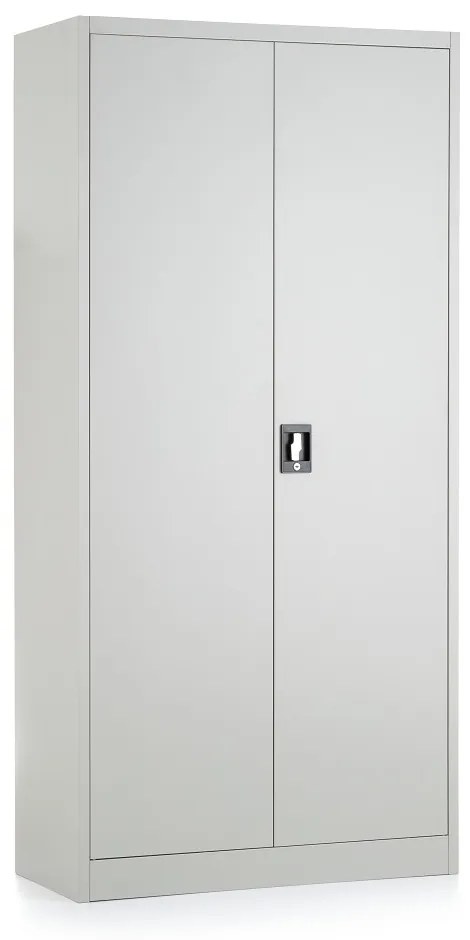 Dulap metalic universal, 90 x 40 x 185 cm, încuietoare cu cilindru, gri deschis - ral 7035