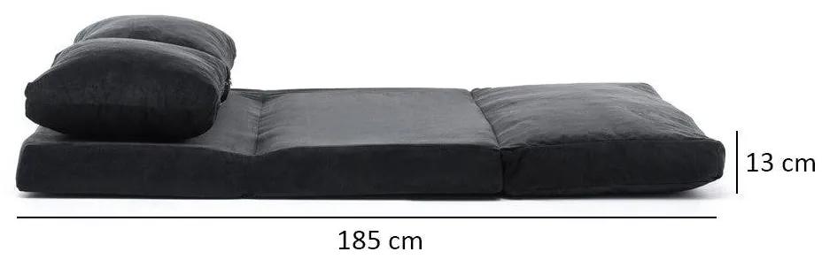 Canapea extensibila cu 2 locuri Matilda, Multicolor, 120 x 62 x 68 cm