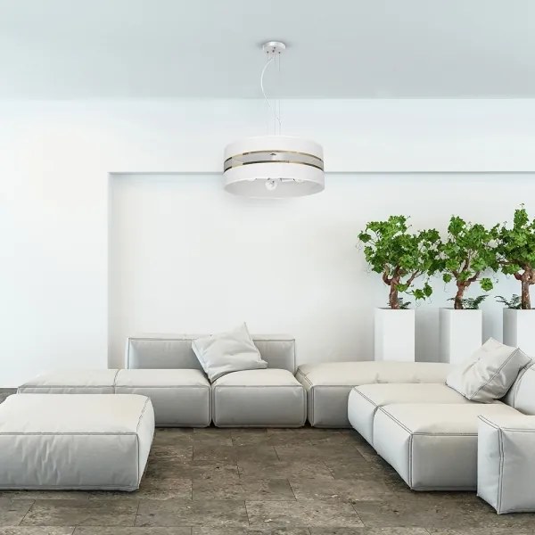 Lustră pe cablu ULTIMO 3xE27/60W/230V alb