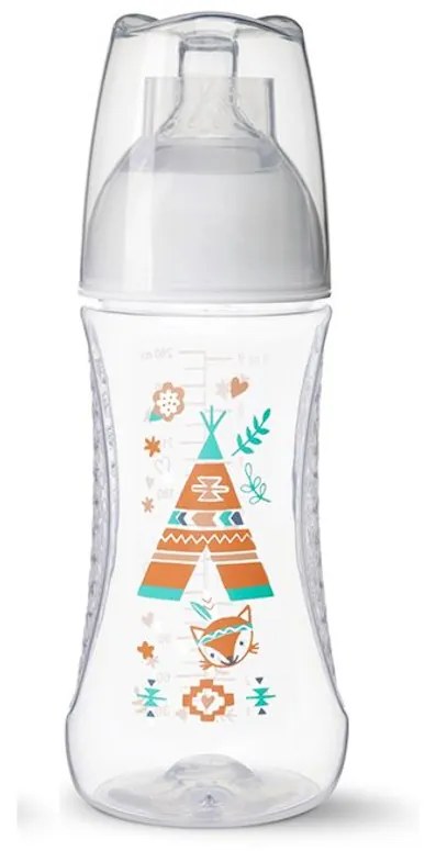 BIBI Sticla anticolica, Tipi, 2 m +, 260 ml, portocale