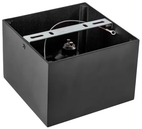 Spot CHLOE AR111 1xGU10/50W/230V negru pătrat