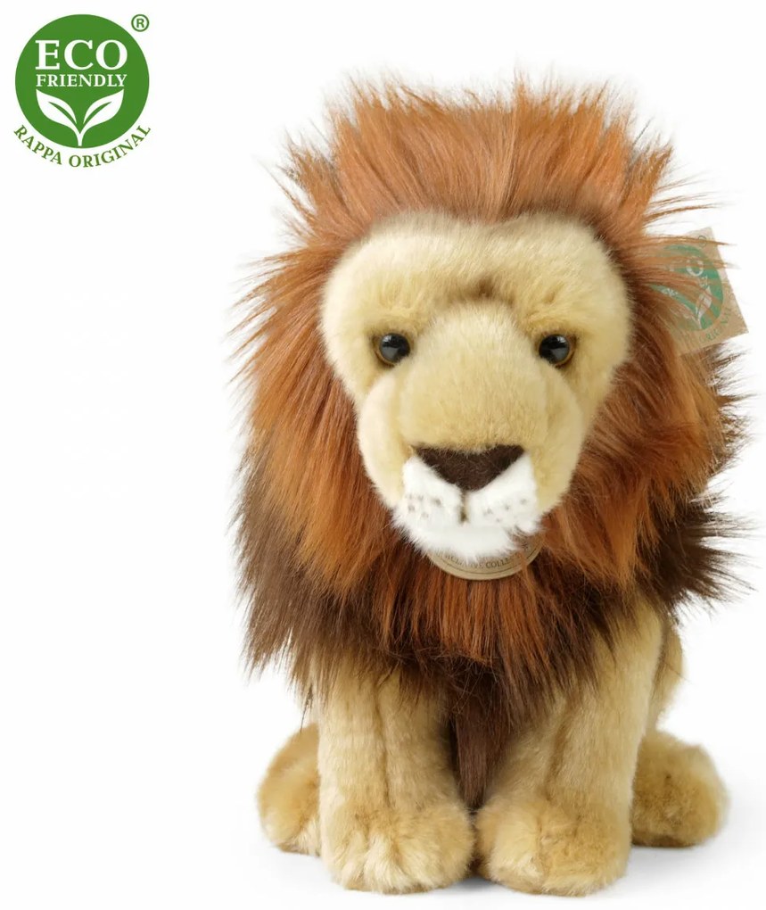 Leu de pluș Rappa, 25 cm ECO-FRIENDLY