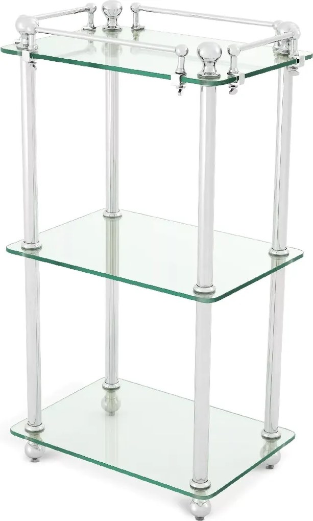 Raft design LUX pentru baie sau sufragerie Rack Devon nickel