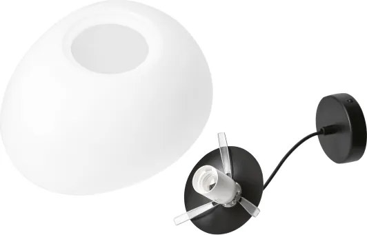 BRILAGI - Lustră pe cablu PEBBLES 1xE27/40W/230V Ø 25 cm negru