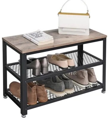 Pantofar DAVOR maro/negru