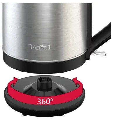 Fierbător de apă Tefal SUBITO 1,7l 2400W/230V oțel inoxidabil/negru