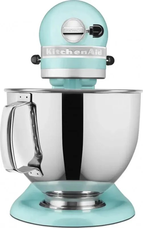 Mixer planetar KitchenAid Artisan Elegance 5KSM125EMI, 300 W, 4,8 l, transmisie directă, 10 viteze, turcoaz