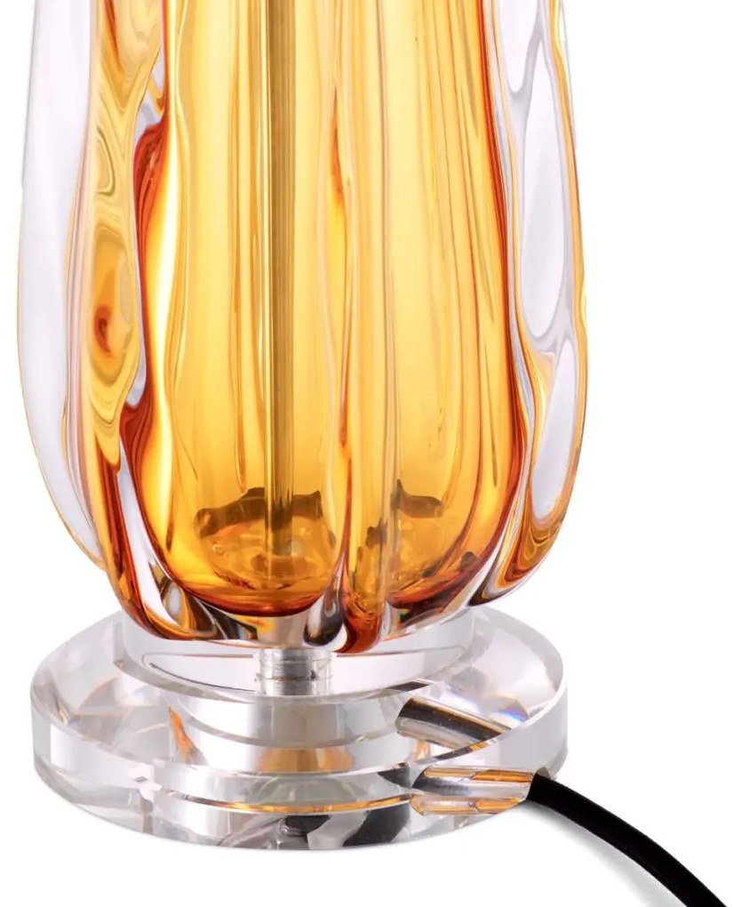 Veioza, lampa de masa LUX Flato galben 110411 HZ
