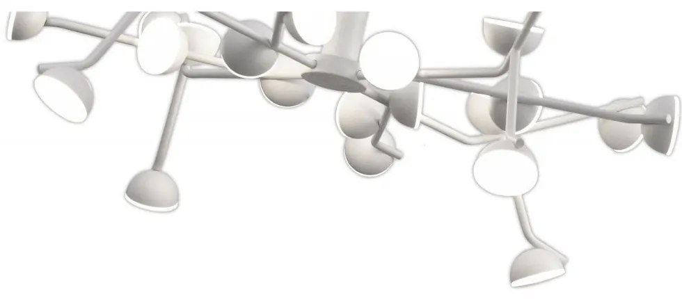 Plafoniera, Lustra aplicata LED design modern ADN alb Small
