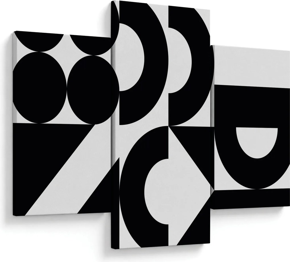Tablou - Abstracție geometrică N⁰2 (90x60 cm)