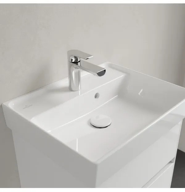 Lavoar pe mobilier, Villeroy&Boch Collaro, material TitanCeram, 50x40cm, Alb Alpin, 43345001