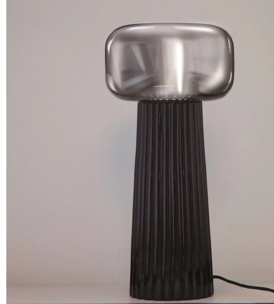 Veioza design modern decorativ Faro negru/crom