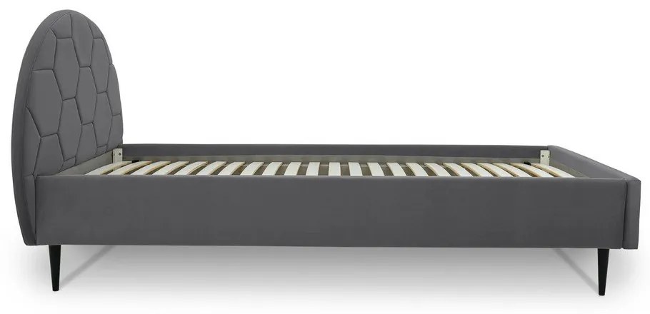 Pat pentru copii gri 90x200 cm Mercury – Scandic