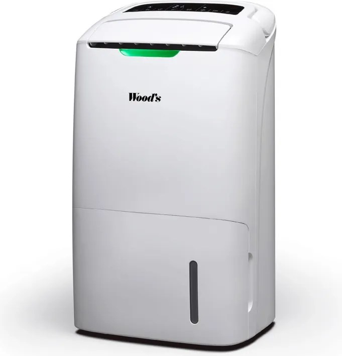 Umidificator si purificator 2in1 Wood's AD30G, 120 m², 5 viteze, 26 l/24 h, Hidrostat, 52 dB, IP21, Alb