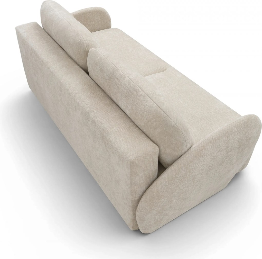 Canapea extensibilă pentru dormit Dinel - șenilă bej deschis Vibe 06