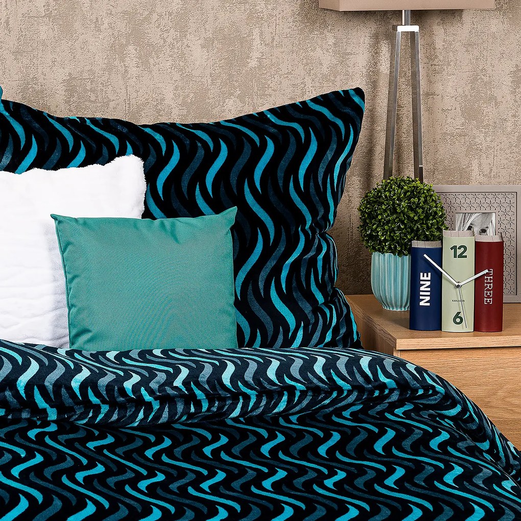 Lenjerie de pat 4Home Wave microflanel, 140 x 220 cm, 70 x 90 cm