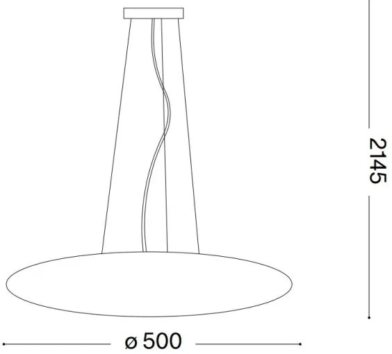 Ideal lux - Lustra cu cablu 3xE27/60W/230V