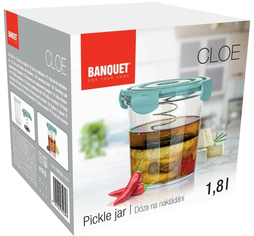 Banquet Borcan pentru murături CLOE 1,8 l, 1,8 l