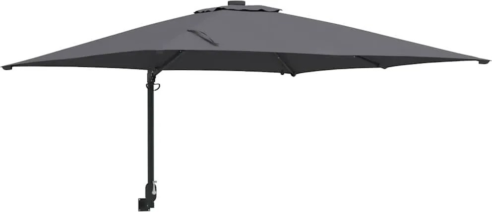 vidaXL Parasol de Grădină Antracit 248,5 x 247,5 x 160 cm