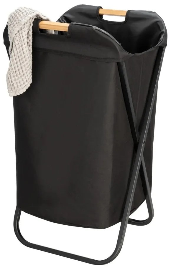 Coș de rufe Wenko Bin, negru