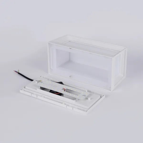 Brilagi - Aplica de perete pentru exterior PARKER LED, 12W, 230V, albă, IP44
