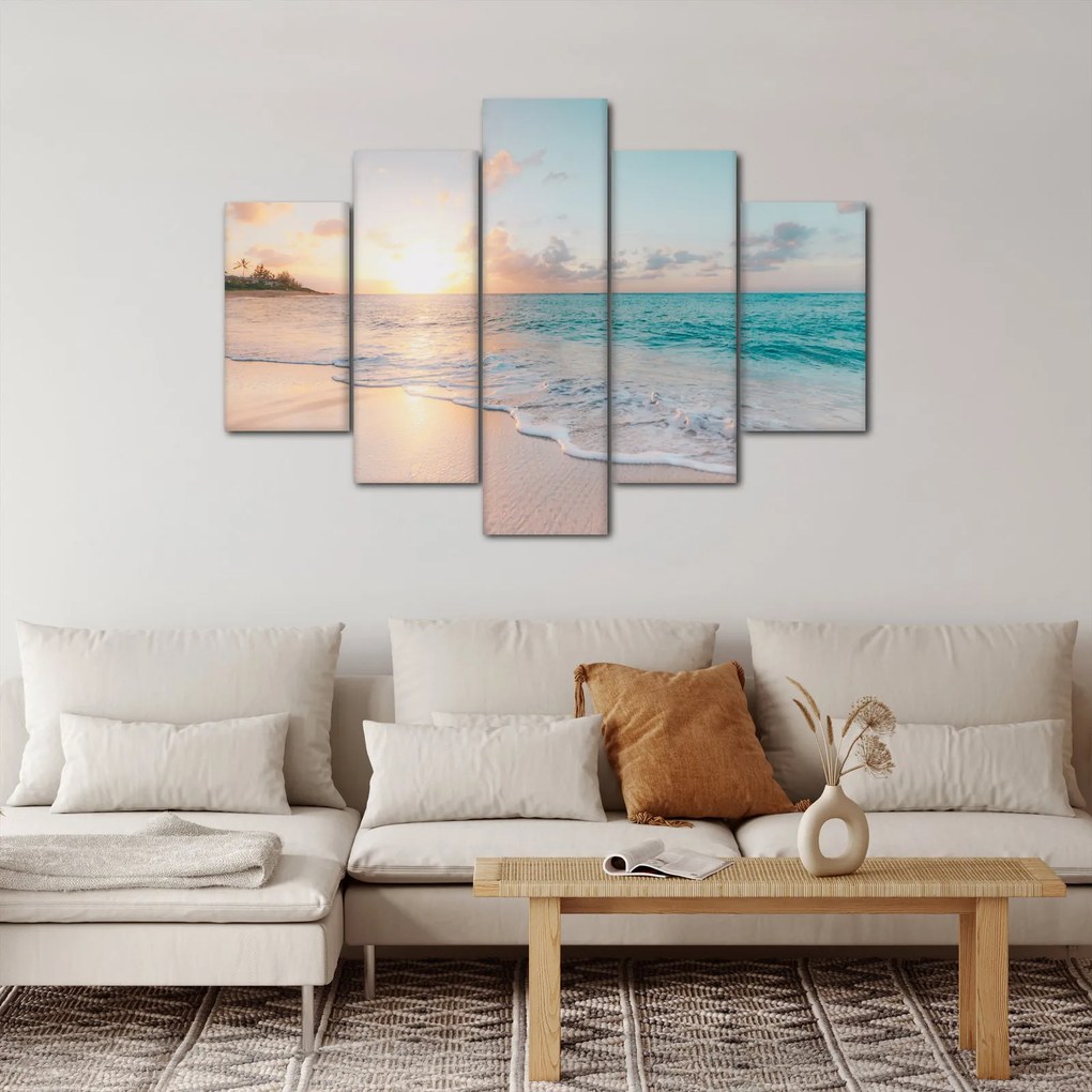 Tablou - Plaja de vis (150x105 cm)