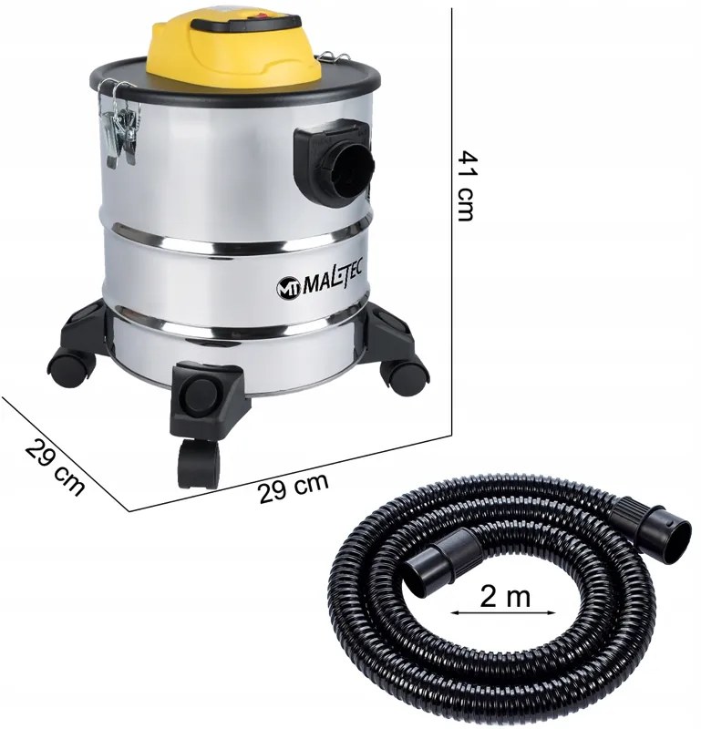 Aspirator industrial de cenușă cu filtru HEPA ML2500-ASH-INDUSTRIAL 20