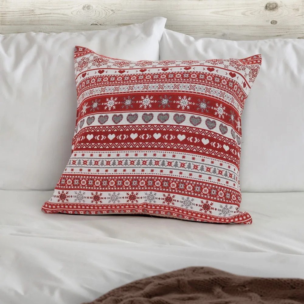 Husă de pernă cu motive de iarnă