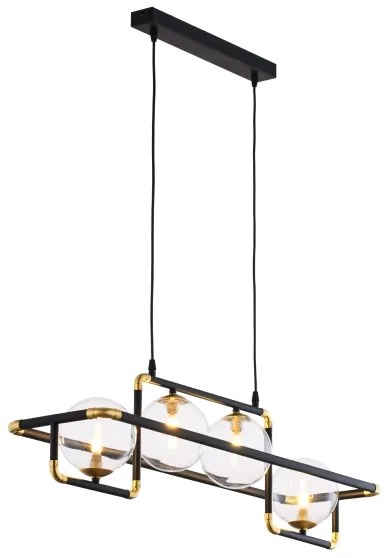 Lustră pe cablu Jupiter 1982 ZAFRA 4xG9/10W/230V negru