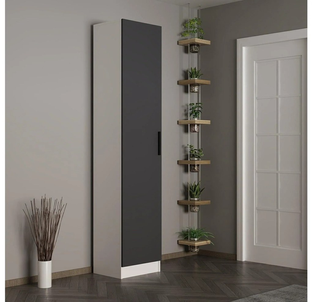 Dulap cu rafturi Nemake 15 (antracit) . 1093931