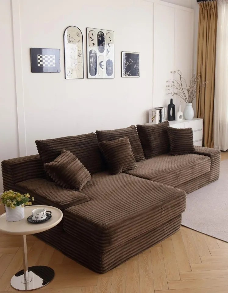 Canapea Colțar Memory Foam HD Soft Lounge | Design Modern &amp; Confort Premium | 5 Culori Disponibile | AlmaCasa (Culoare: Mustar)