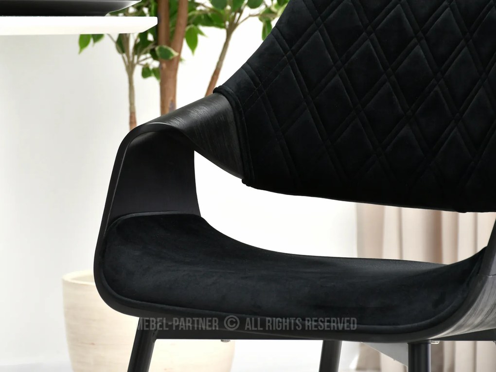 Scaun Rolf K (negru). 1111249