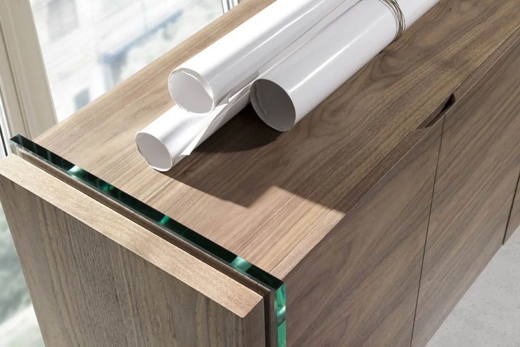 Comoda eleganta design deosebit Aurore AC-MI1319A-NOGAL