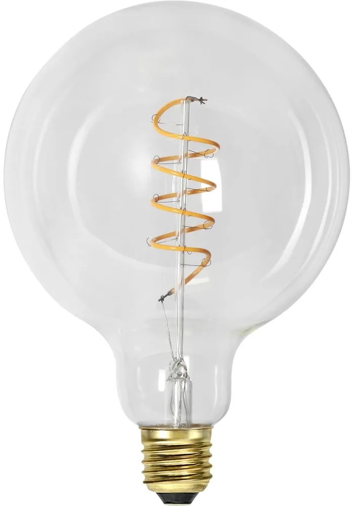 Bec LED/cu filament E27, cu lumină caldă și intensitate reglabilă 4 W Spiral Filament – Star Trading