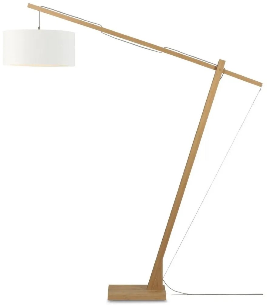 Lampadar eco din bambus Montblanc 4723 natur/ alb