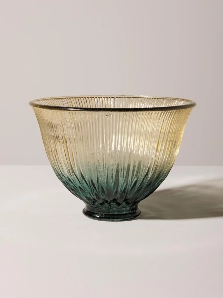Bol din sticla D16cm Bicolor