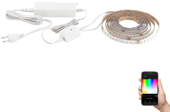 Bandă LED RGBW dimabilă 8m LED/24W/24/230V 2700-6500K Eglo 99687