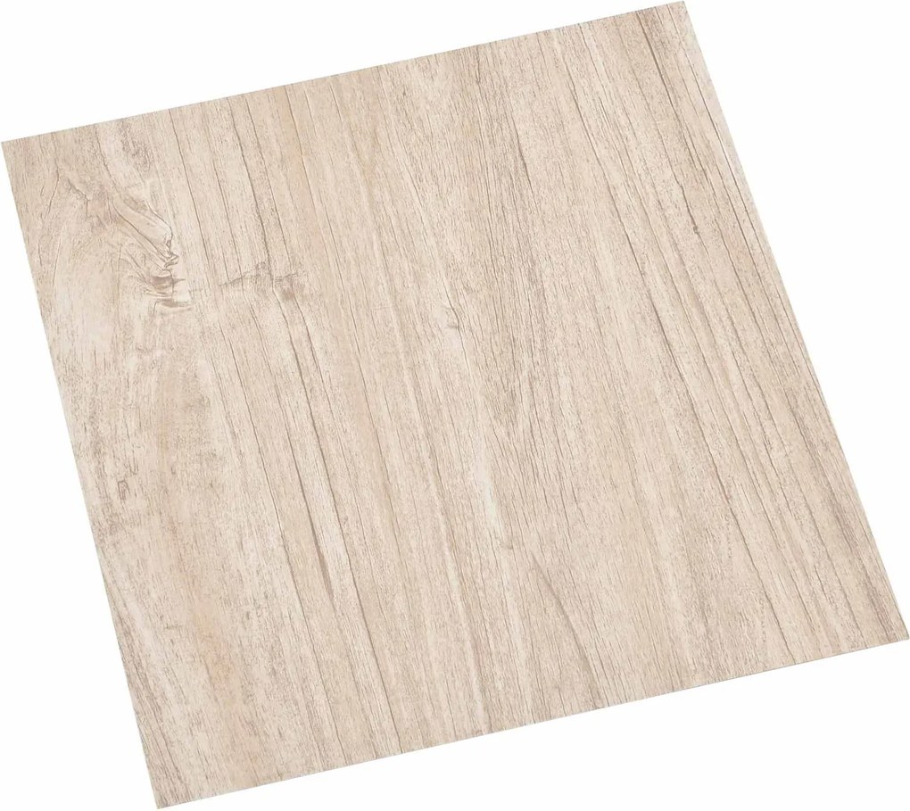 vidaXL Plăci de Pardoseală 55 pcs Maro deschis 5,11 m² PVC