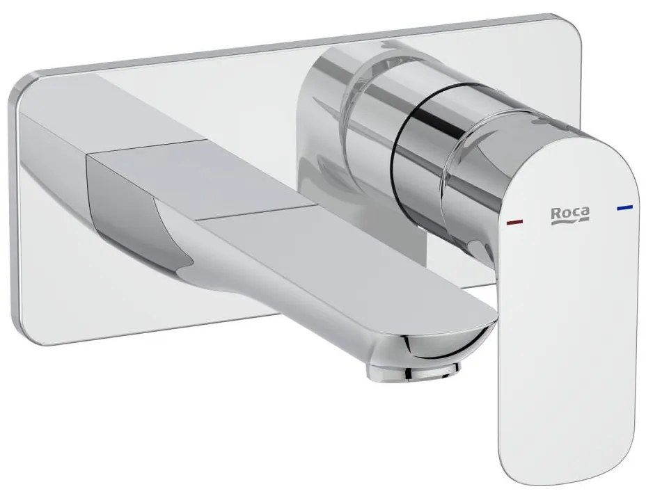 Roca A5A356EC00 - Baterie de cadă pentru montaj încastrat CALA, crom lucios