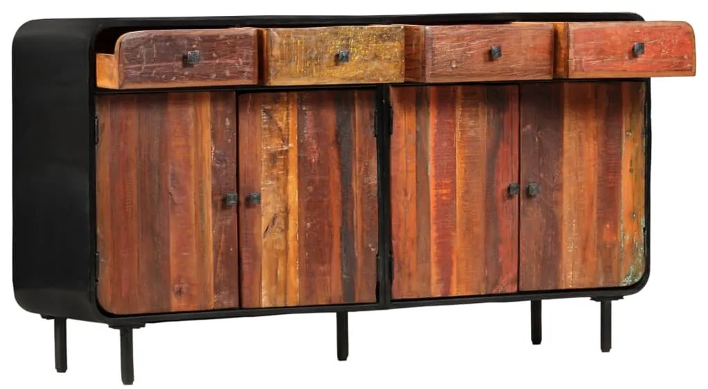 282885 vidaXL Servantă, 140 x 35 x 76 cm, lemn masiv reciclat