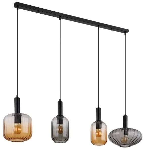 Globo 15719-4 - Lustră suspendată pe cablu VALLETTA 4xE27/60W/230V