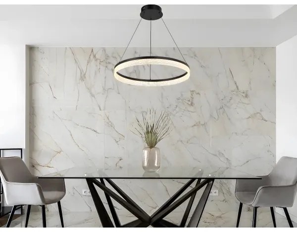 Lustră LED dimerizabilă pe cablu ALIANZ, 60W/230V, 3000-6000K, cu telecomandă