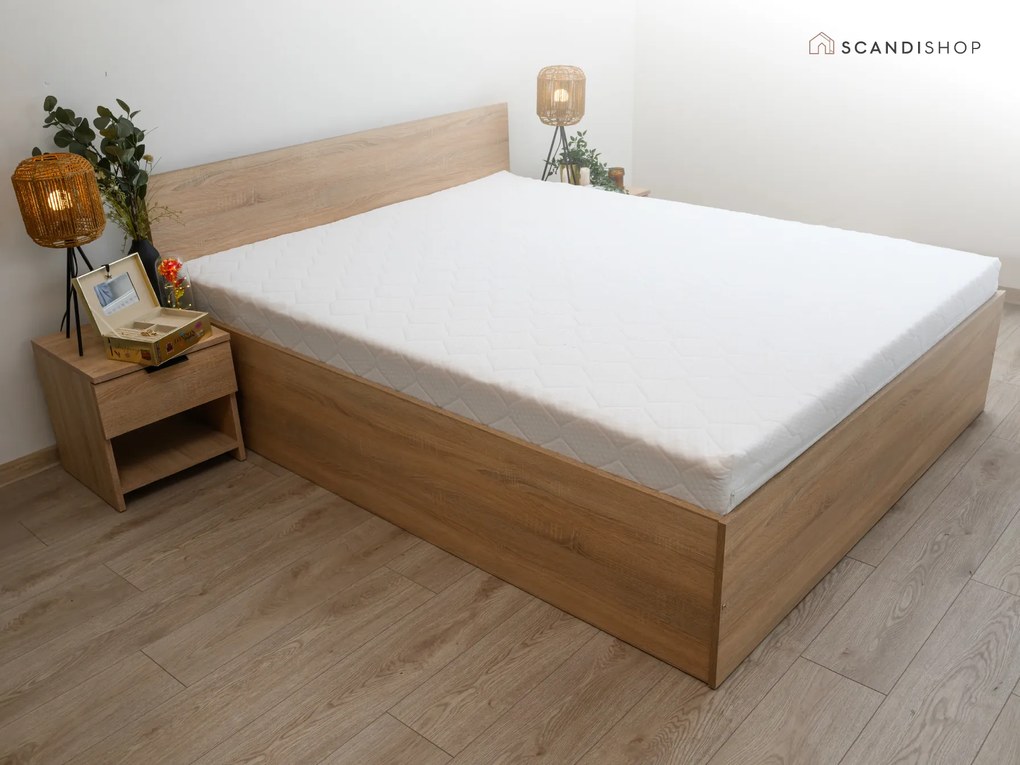 Saltea cu arcuri impachetate individual si fibra de cosos COCO MAXI 20 cm 80x200 cm Protectie saltea: Incluzind protectia de saltea