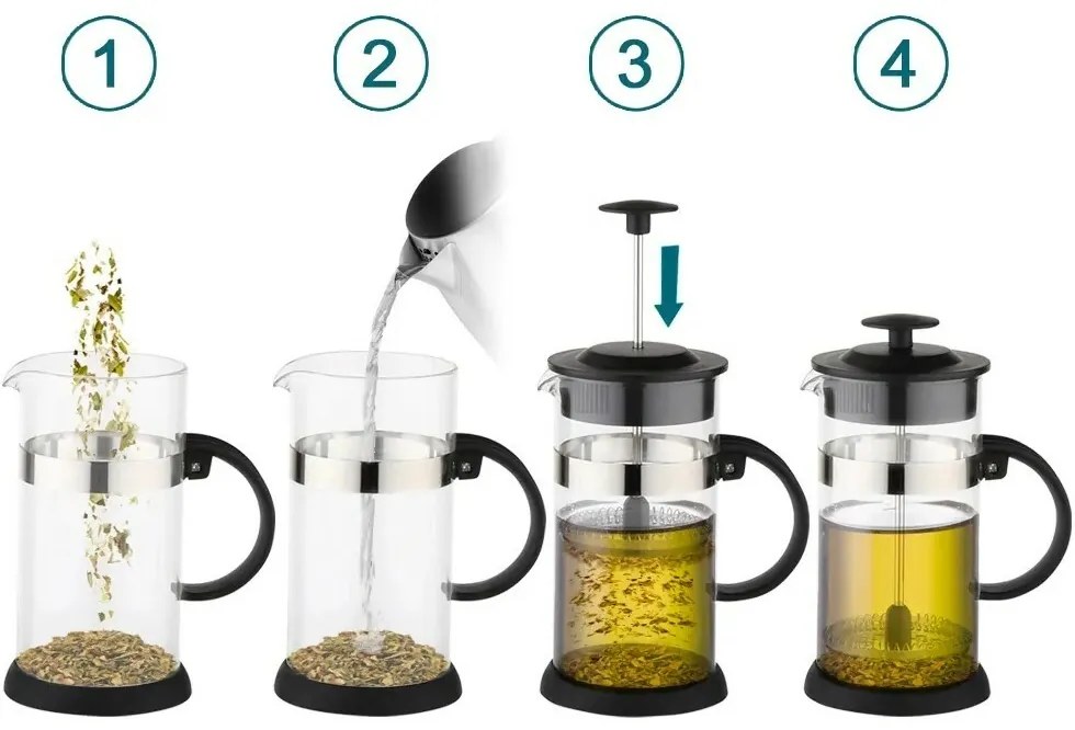 Ceainic pentru ceai și cafea Altom, 350 ml, 350 ml