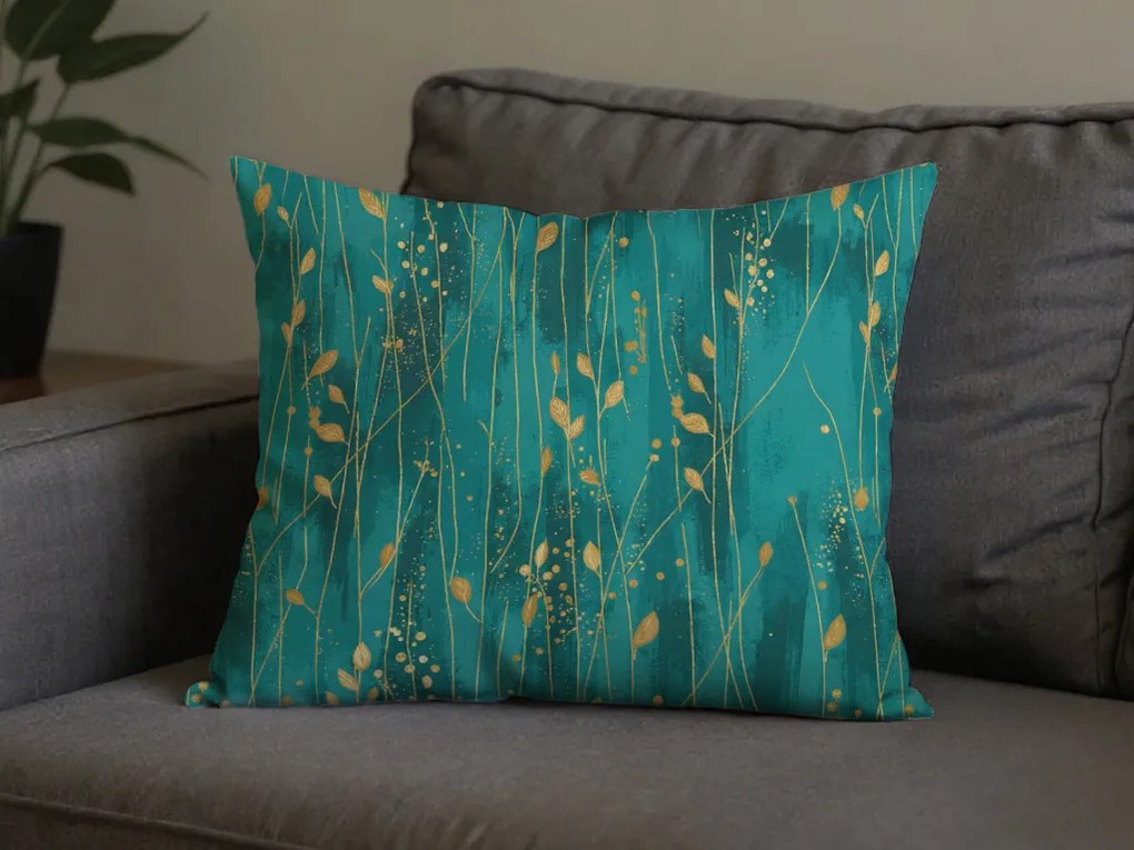 Husa de perna din bumbac VIVIDELLE POLY 50x70 cm, verde