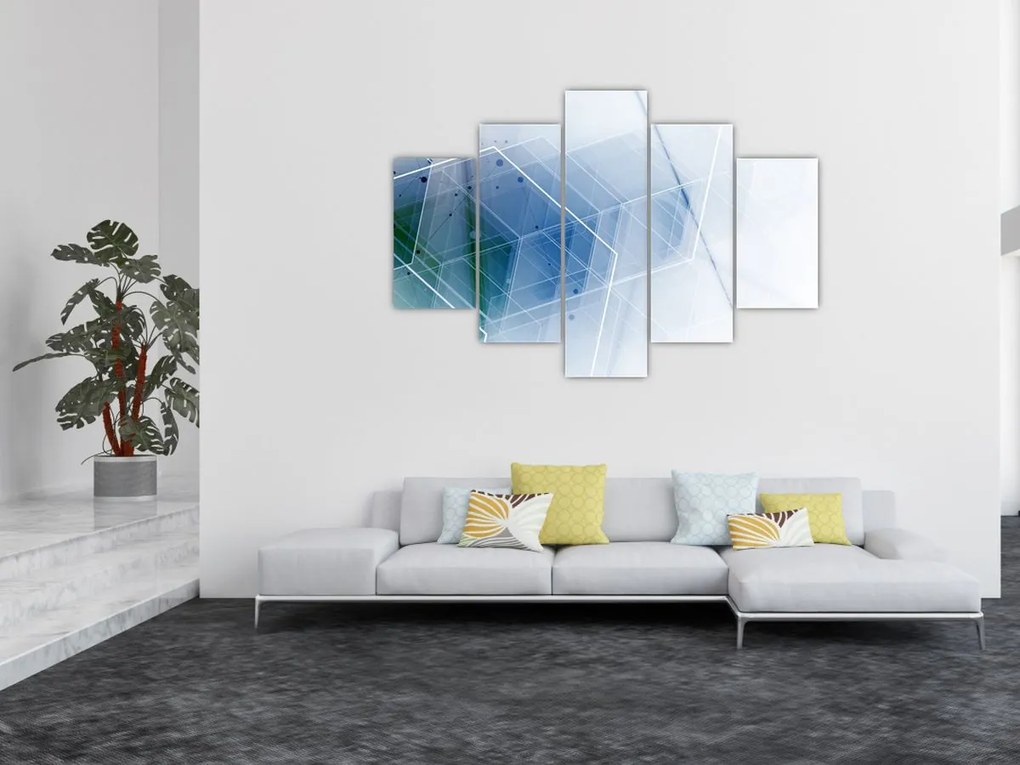 Tablou - Figuri geometrice (150x105 cm)