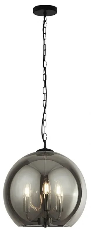 Lustra design modern cu sticla fumurie SPHERE 1783-3SM SRT