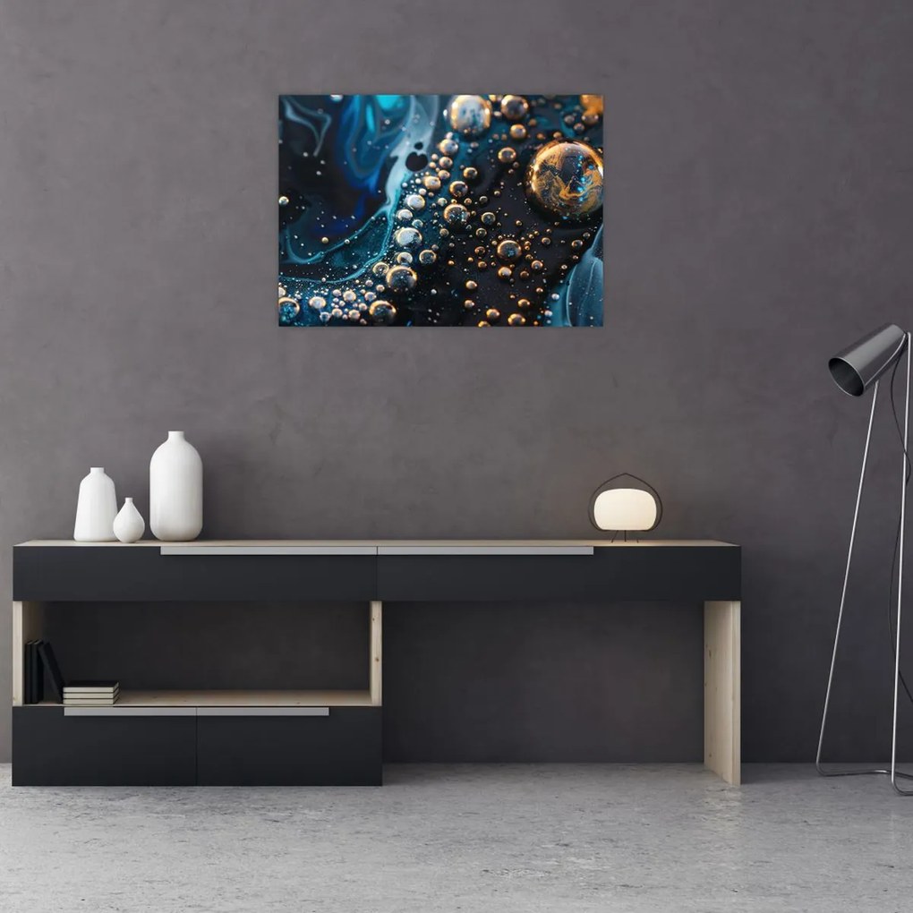 Tablou - Picături de cerneală (70x50 cm)