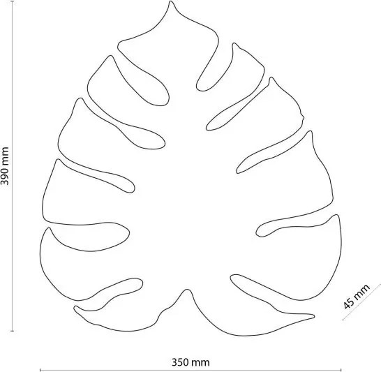 Aplica de perete MONSTERA 3x G9/8W/230V, negru
