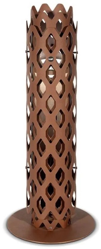 Stalp LED exterior, IP65, CHARLOTTE Corten